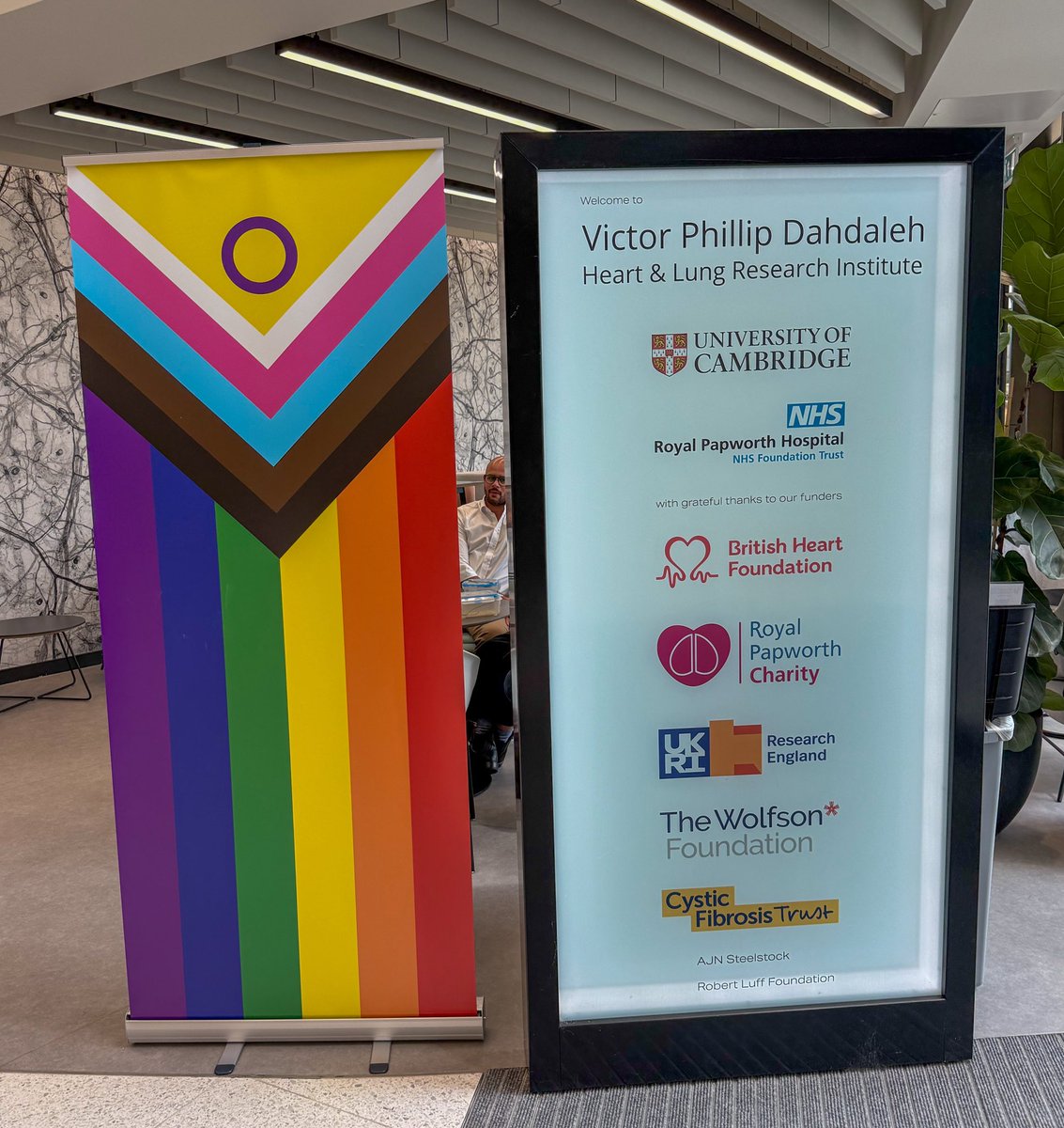 Luke Flower (@lukeflower1) on Twitter photo Pride, progress, and research - side by side at the <a href="/HLRI_Cambridge/">VPD Heart & Lung Research Institute</a>. Pride, progress, and research - side by side at the <a href="/HLRI_Cambridge/">VPD Heart & Lung Research Institute</a>.