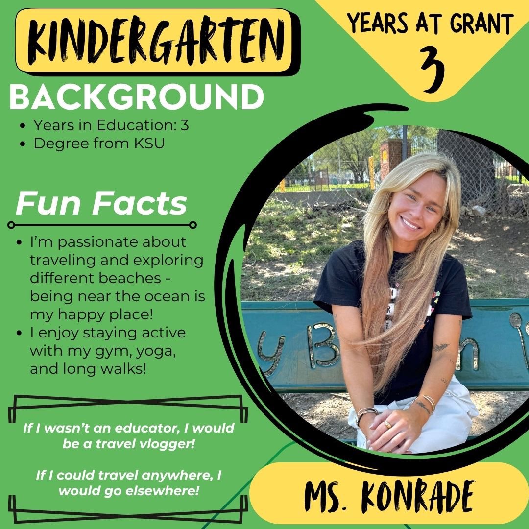 First up for our 2025-2026 staff introductions…

Returning for their fourth year together - Miss McCommon and Ms Konrade! Welcome back to the best kindergarten duo you will find! <a href="/kckschools/">Kansas City, Kansas Public Schools</a> <a href="/KCKPSHR/">KCKPS HR</a> <a href="/drjoshuasnyder/">Dr. Joshua Snyder</a> <a href="/heathercalvert/">Heather Calvert, Ed.D.</a>