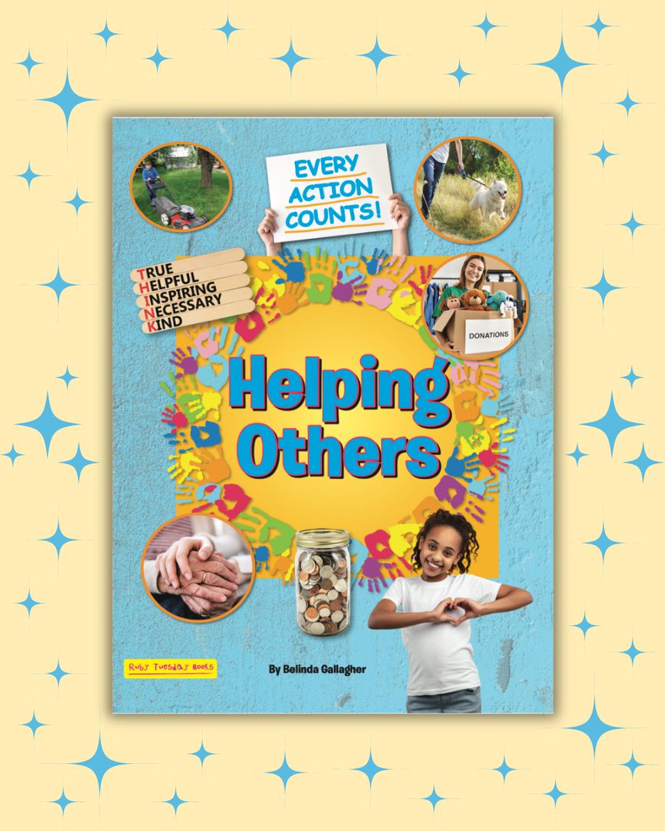 RubyTuesdayBks's tweet image. 🌍 Every Action Counts! 🌍

New to our website, a brilliant four-book series for ages 6–8 that proves small actions can lead to BIG change! 💪🌱

This inspiring series helps children become helpful, caring citizens!

#booksforchildren #booksforkids #bookstagram #childrensbooks