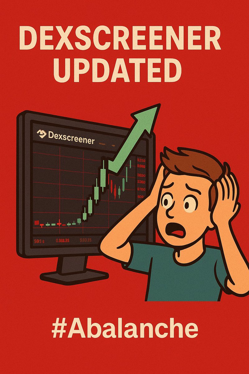 AbaxNetwork's tweet photo. DEXSCREENER UPDATED 🔥

$ABAX just printed a candle so vertical it broke the UI.

The chart left the chat.

#Abalanche #AVAX #memecoin #Updatedexscreener https://t.co/hvuW2m1VRM