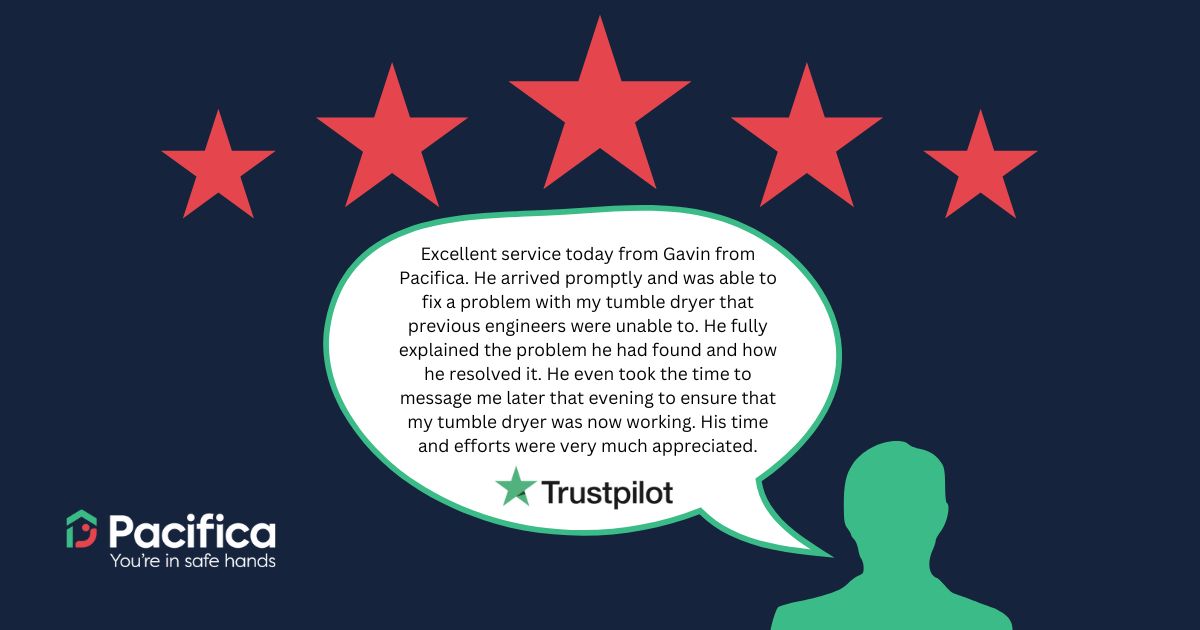 We loved reading this feedback!

Our team takes pride in ensuring your experience exceeds expectations. Thank you for the glowing review.

Check out our reviews @ buff.ly/3wVSxv9

#ApplianceRepair #Trustpilot #HappyCustomers