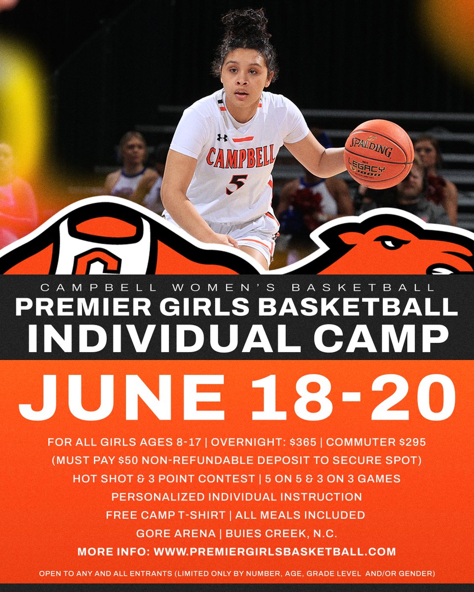 GoCamelsWBB's tweet image. 𝐍𝐄𝐗𝐓 𝐖𝐄𝐄𝐊 ‼️

We still have spots available in our Individual and Elite Camps!

Register today: premiergirlsbasketball.com 

#SweatAndServe | #RollHumps