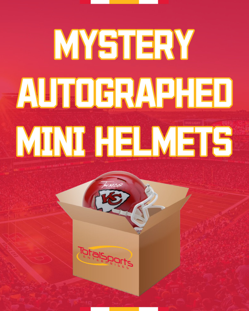 ❓ MYSTERY MONDAY ❓

Mystery Autographed Mini Helmets are in stock!

Who will you pull? It's a mystery!

The full list of possible autographs is on our website!

⬇️⬇️⬇️

tsekansascity.com/products/kansa…