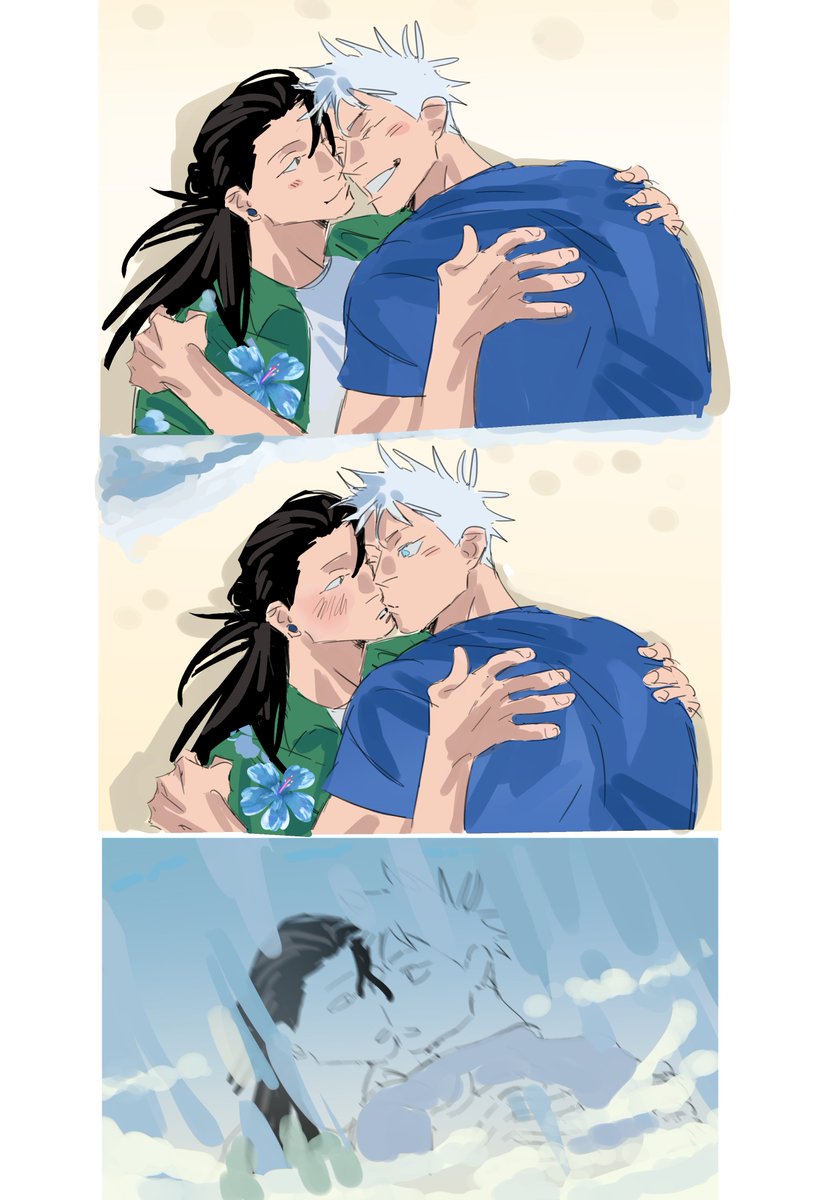 summer romance🌺 #satosugu