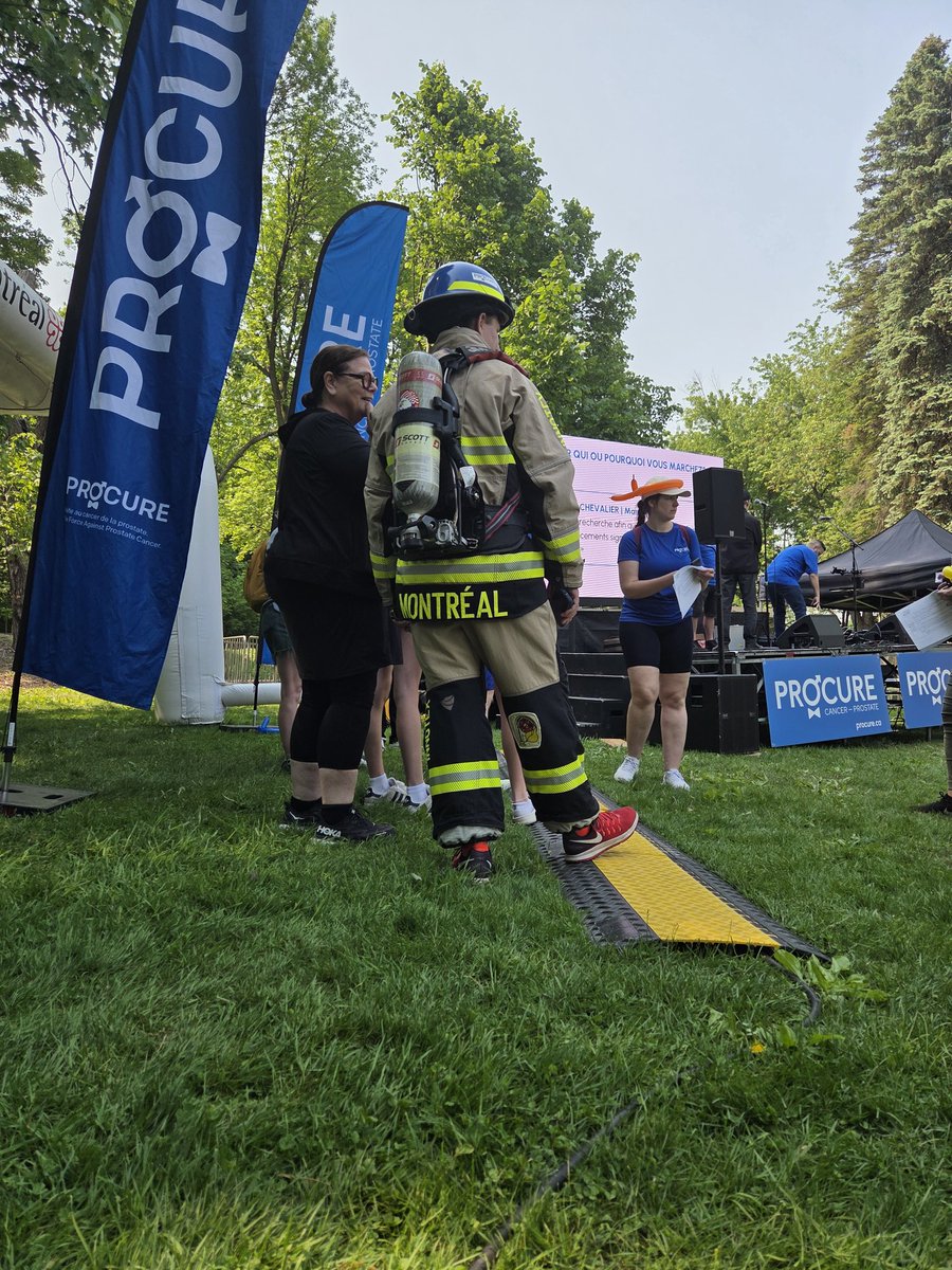 Les pompiers font face à un risque accru du cancer de la prostate. Aujourd'hui, j'ai marché avec fierté lors de la Marche du Courage de <a href="/PROCUREqc/">procureqc</a>, portant mon équipement de combat complet pour amasser des fonds pour la cause. Un grand merci à <a href="/innotex_protect/">INNOTEX®</a> et Scott Safety