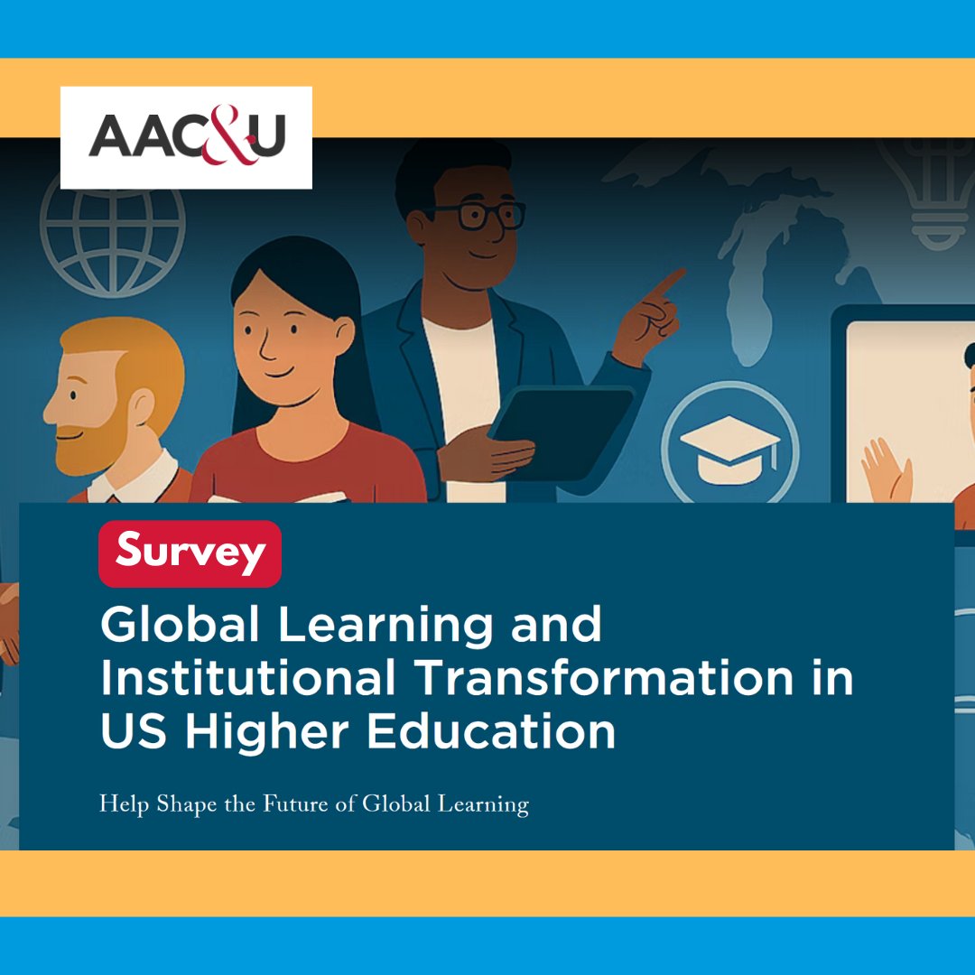 Our friends at the AAC&amp;U invite faculty, staff, and administrators to take part in a national survey examining how global learning is embedded in US colleges and universities today. 

Learn more and participate here: aacu.org/surveyGL