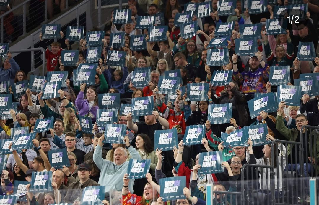 Northern Ireland Children’s Hospice (@nichildrenshosp) on Twitter photo An incredible weekend of support 💜
From the <a href="/OdysseyArena/">Odyssey Arena</a> 25th Anniversary Gala Ball to #HospiceHockey with <a href="/BelfastGiants/">Belfast Giants</a>, a huge £109,962 was raised for <a href="/NIHospice/">NI Hospice</a> 👏
Thanks to all who made it possible – your generosity makes a real difference! An incredible weekend of support 💜
From the <a href="/OdysseyArena/">Odyssey Arena</a> 25th Anniversary Gala Ball to #HospiceHockey with <a href="/BelfastGiants/">Belfast Giants</a>, a huge £109,962 was raised for <a href="/NIHospice/">NI Hospice</a> 👏
Thanks to all who made it possible – your generosity makes a real difference!