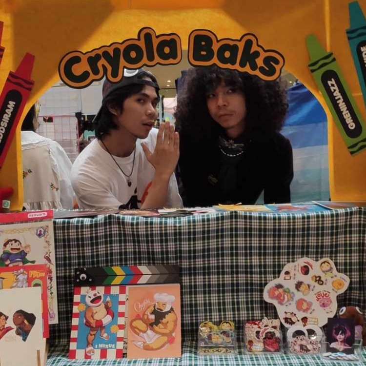 Burden_Walker's tweet image. Komiket pride 2025 🏳️‍🌈with myboi @reddsiram and friends done!!! 
thank you so so much!!! see you sa next con !!!