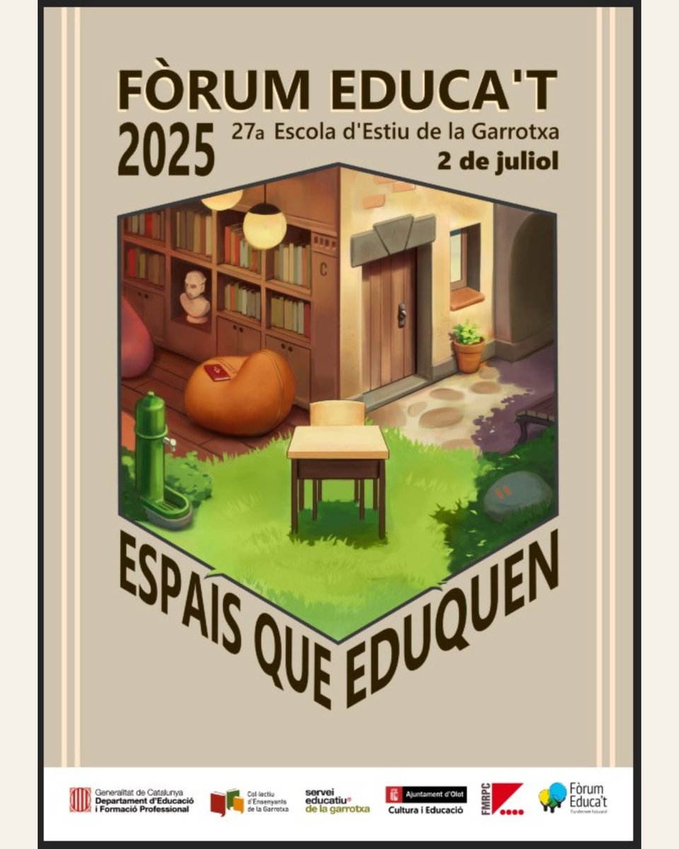 🗣️ 27a ESCOLA D'ESTIU DE LA GARROTXA: Espai d'intercanvi per compartir experiències d'infantil, primària i secundària

🗓️2 de juliol
✅Inscripcions: serveiseducatius.xtec.cat/garrotxa/gener…
 
#projecterossinyoludg