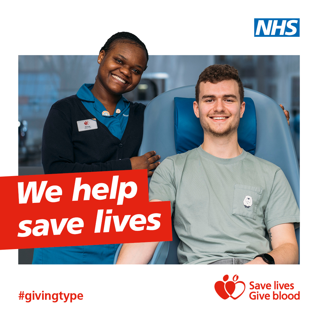 Only 2% of the population currently supply all the blood needed for NHS patients in need. We're celebrating #NationalBloodWeek by recognising those donors and urging people like you to sign up and help save lives, too. 

Visit blood.co.uk to register. ❤️ #GiveBlood