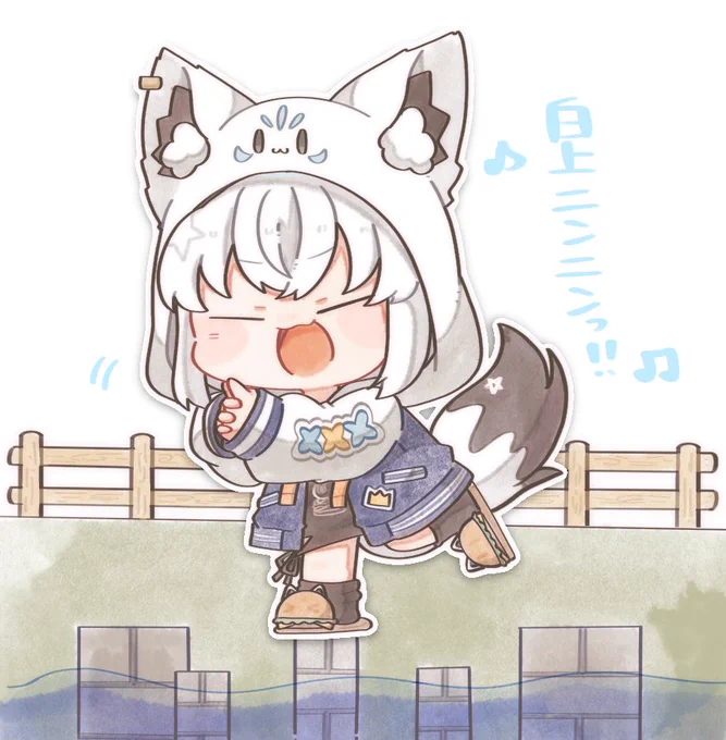 @shirakamifubuki: にんにぃーんっ