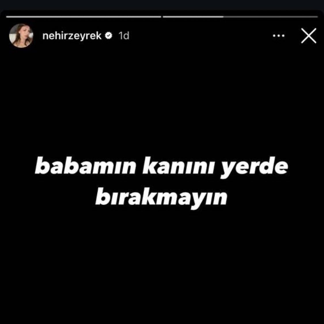 Ferdi Zeyrek'in kızı Nehir Zeyrek: "Babamın kanını yerde bırakmayın."