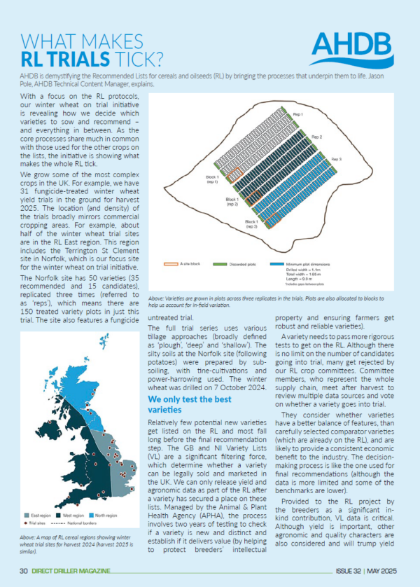 🔵<a href="/TheAHDB/">AHDB</a>  is demystifying the Recommended Lists for cereals &amp; oilseeds (RL) by bringing the processes that underpin them to life.

Read the full article here: directdriller.com/what-makes-rl-…

Issue 32 sponsored by <a href="/TrinityAgTech/">Trinity AgTech</a> 

#directdriller