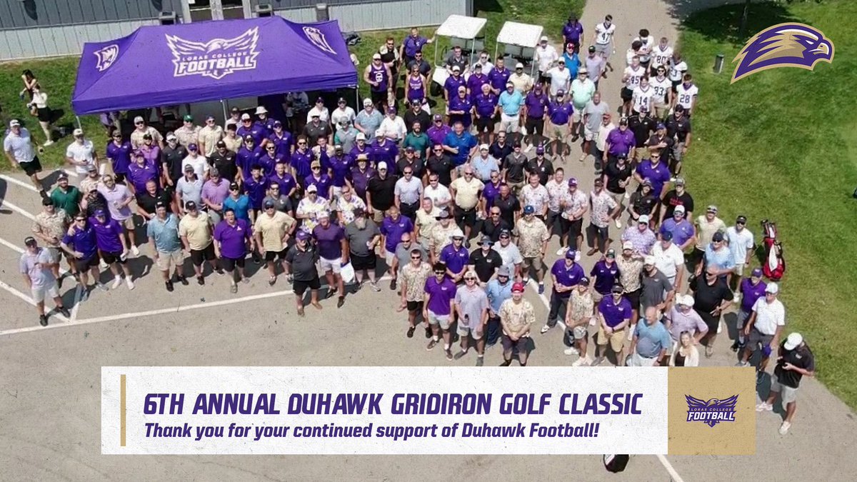 Another successful Duhawk Gridiron Classic! Record number of golfers and only going to get bigger! Thank you for your continued support of Duhawk Football!