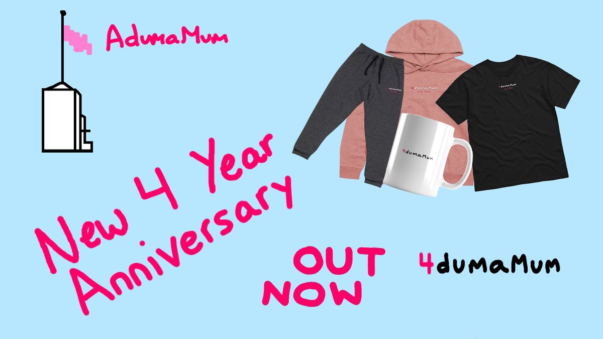 AdumaShop's tweet photo. THE NEW 4 YEAR ANNIVERSARY.
OUT NOW.

https://t.co/8t2hGkT8Tm https://t.co/BhOPgeAblq