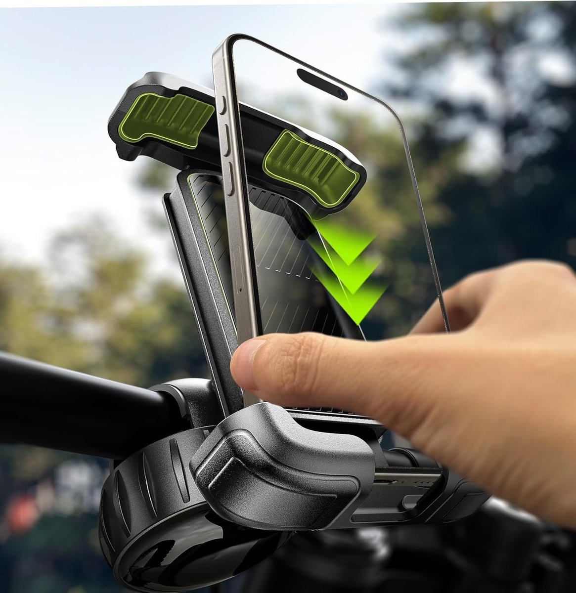 Bike Phone Holder [2025 Upgrade] Secure Motorcycle and Bicycle Handlebar Mount Compatible with iPhone Samsung Google Pixel Black

🚴 Grab this deal now and enjoy a smooth ride with 34% off today

• Retail Price : $14.99  
• Discounted Price : $9.89  
• Promo Code: 35M27B9G