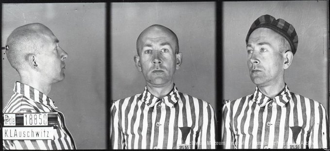 AuschwitzMuseum's tweet photo. 9 June 1904 | A Polish man, Jan Gadomski, was born in Cracow. A doctor.

In #Auschwitz fro 29 July 1941
No. 18850
He perished in the camp on 27 February 1943. https://t.co/X80LCxnHyl