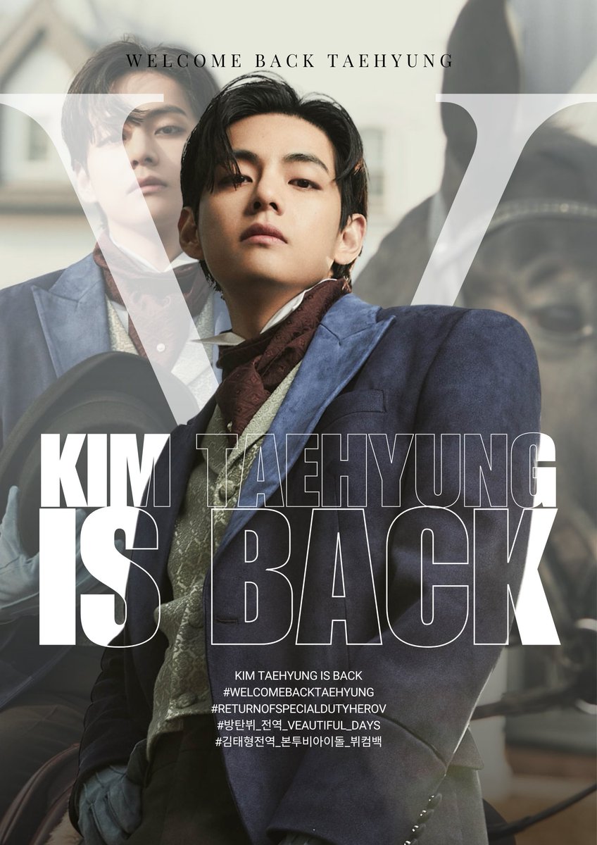 smol_kia's tweet photo. Welcome back, Kim Taehyung!
You've served with strength and grace. 
We missed you and we’re so proud of you. 💜

KIM TAEHYUNG IS BACK
#WelcomeBackTaehyung
#ReturnOfSpecialDutyHeroV https://t.co/NP0e0DvtGs