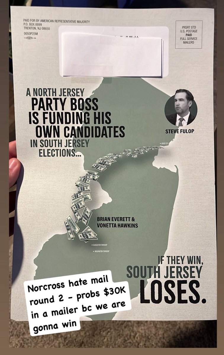 progavalanche's tweet photo. Our New Jersey Dem party bosses know they’re so toxic to Dem voters that they’re trying to bring down @StevenFulop by claiming he’s one of them.

Get out to vote for Steve &amp; the #DemocratsForChange in tomorrows primary! Let’s unboss this state.

#DemVoice1 #wtpBLUE https://t.co/lsi6DycGYi