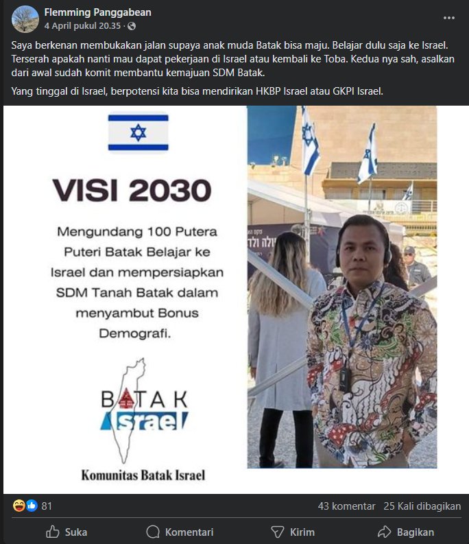 ((Komunitas Batak Israel)) 🤣🤣🤣