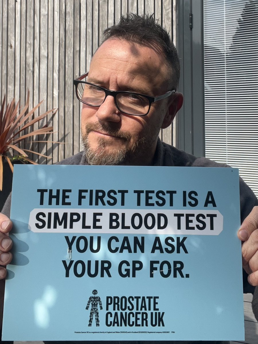 Jon Holmes (@jonholmes1) on Twitter photo So, this week is #MensHealthWeek and the good people <a href="/ProstateUK/">Prostate Cancer UK</a> have asked me to share a message. Men! Get checked! (I suspect you can still ask for the bum-finger, if that’s the sort of thing you fancy.) So, this week is #MensHealthWeek and the good people <a href="/ProstateUK/">Prostate Cancer UK</a> have asked me to share a message. Men! Get checked! (I suspect you can still ask for the bum-finger, if that’s the sort of thing you fancy.)
