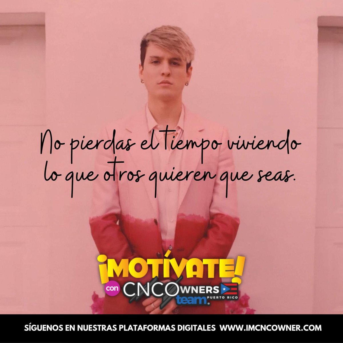 Se tu mismo ese es tu poder.  Jamás permitas que te hagan dudar de ti mismo, de lo que vales.

Buen día #CNCOwners