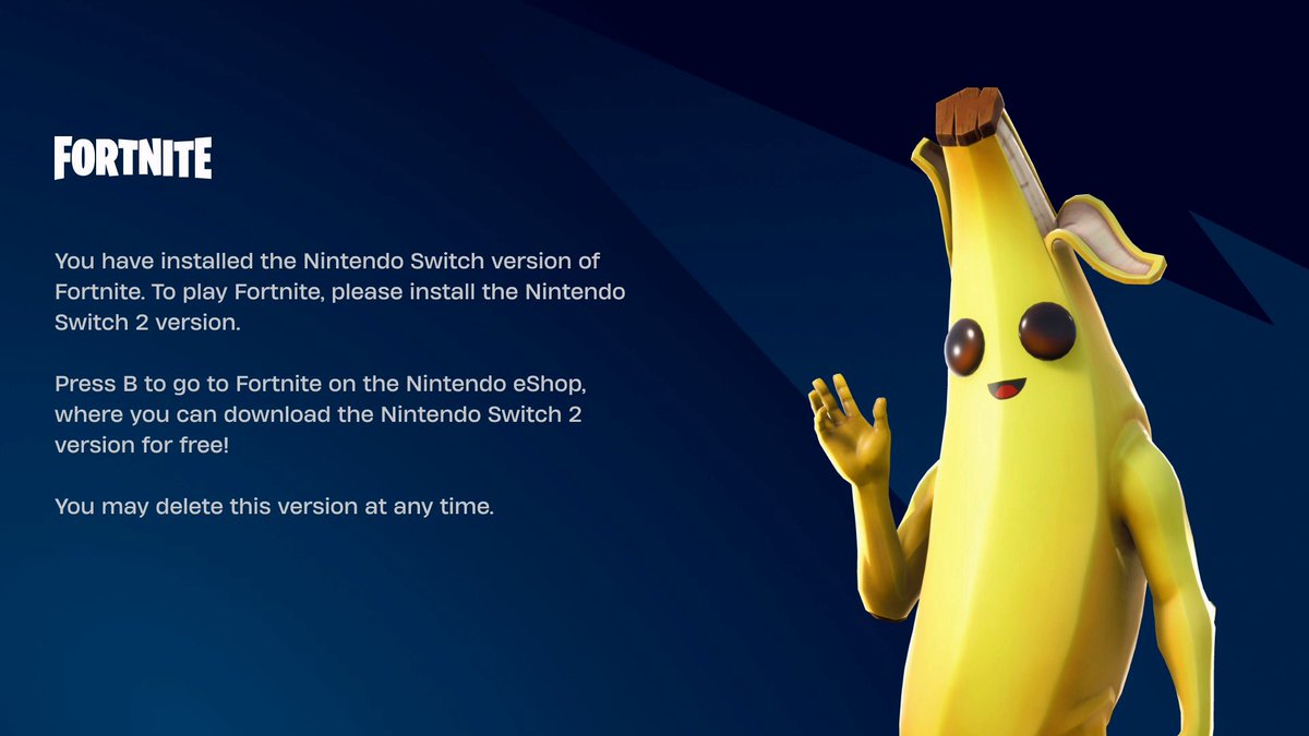 redownloading fortnite (original switch version) to switch 2 just gives you this jpg on boot up lol