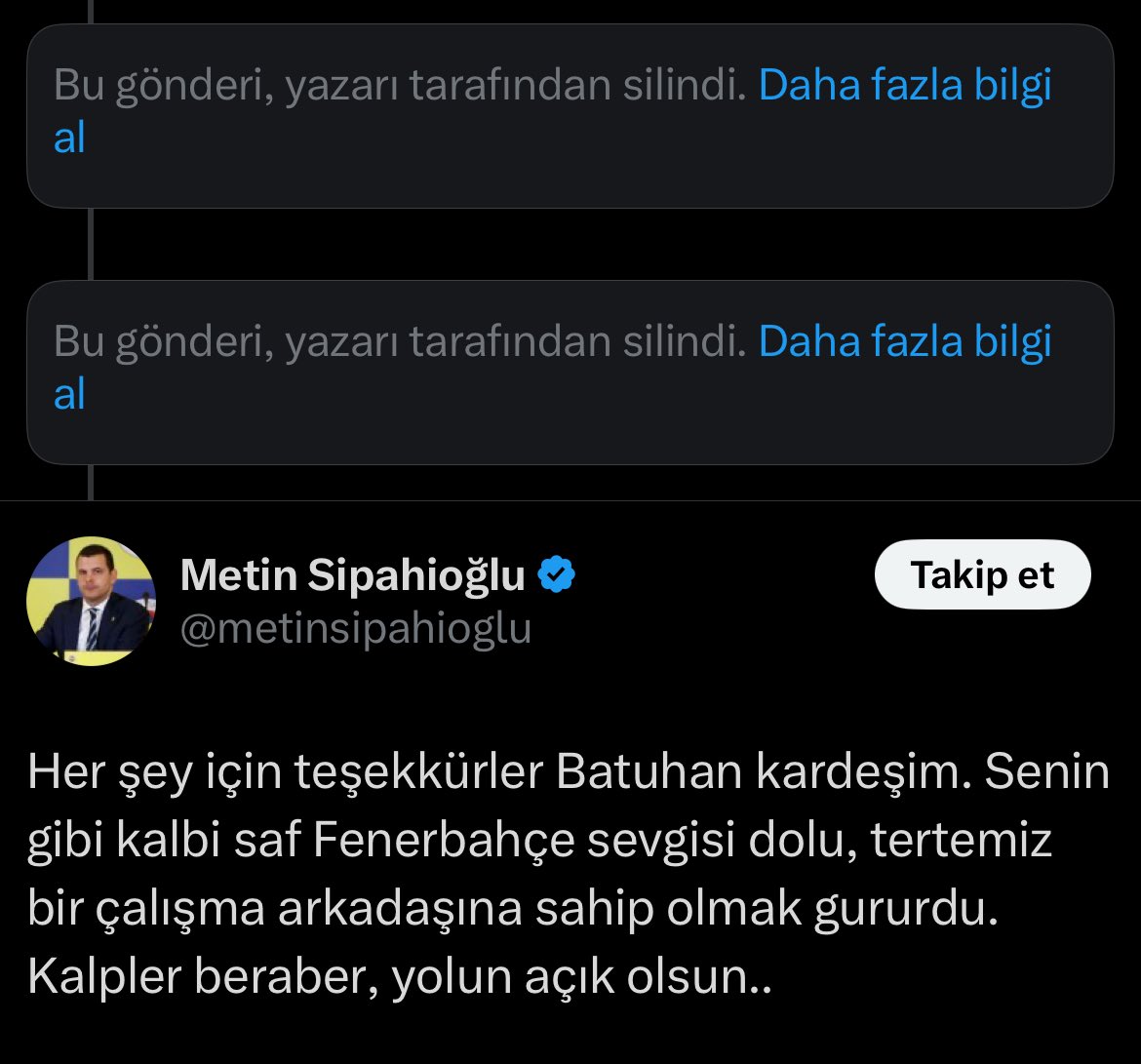 Ayetullah (<a href="/Fener/">Ayetullah Bey</a>) hesabını kullanan 1. soytarı Ahmet Siral.

Ayetullah (<a href="/Fener/">Ayetullah Bey</a>) hesabını kullanan 2. soytarı, Ali Koç’un 2018’den beri sosyal medya ekibinde olan Batuhan Bal.

9 Mart 1994 doğumlu Batuhan Bal, <a href="/Fener/">Ayetullah Bey</a> hesabı üzerinden Galatasaray taraftarına ve camiasına sayısız