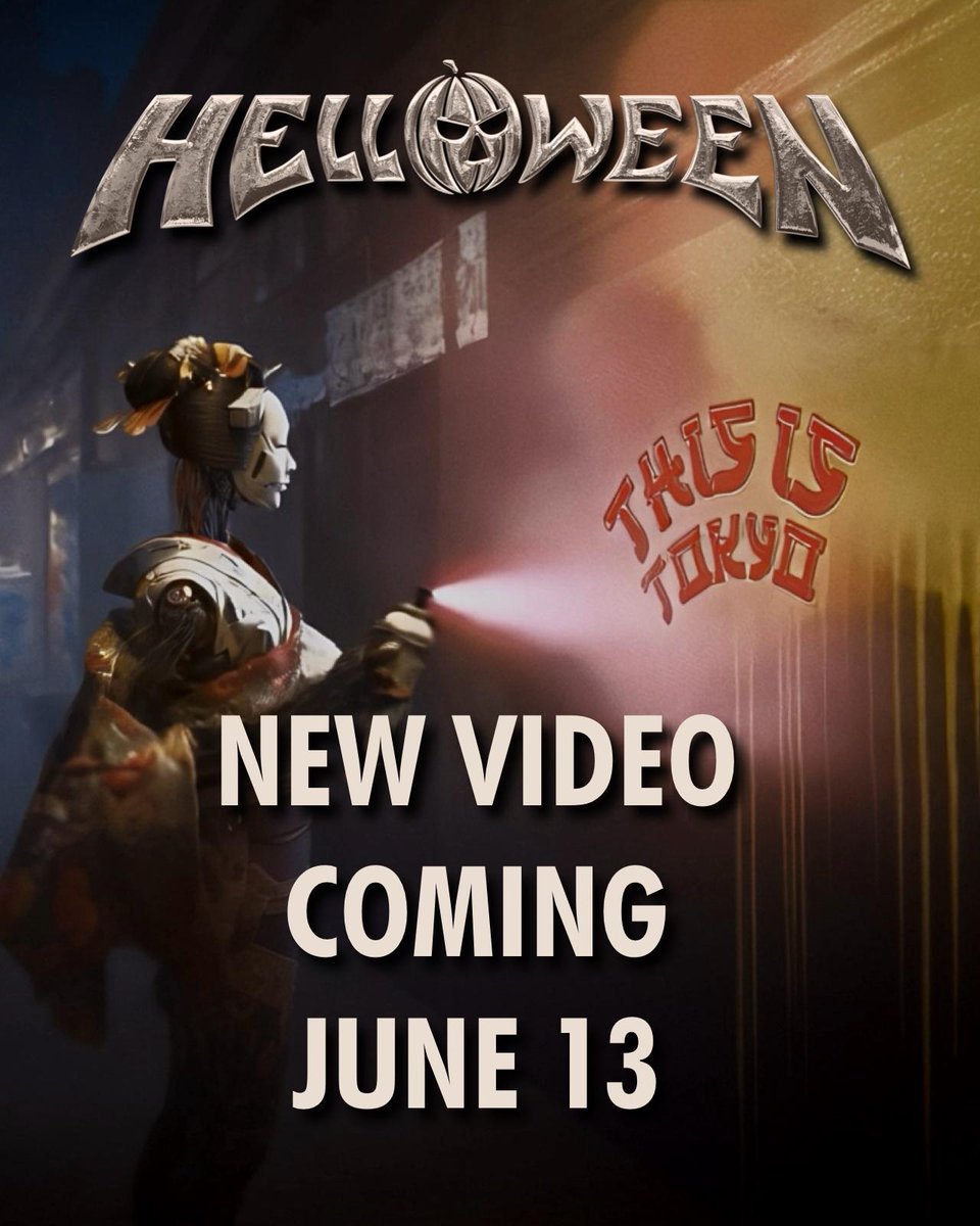 Samurais! The rising sun has never burned this bright.
Are you ready for impact? 13.06.

#helloween #giantsandmonsters
