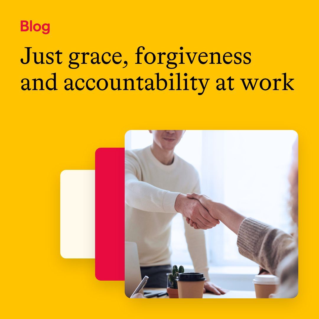 💡 What does it mean to be 'just' at work? 💭 Grace, forgiveness, and accountability aren’t only for church. They’re powerful Kingdom tools, especially in a corporate culture that often rewards ego and ambition over humility and integrity. 

🙌 As Christians, we’re not just