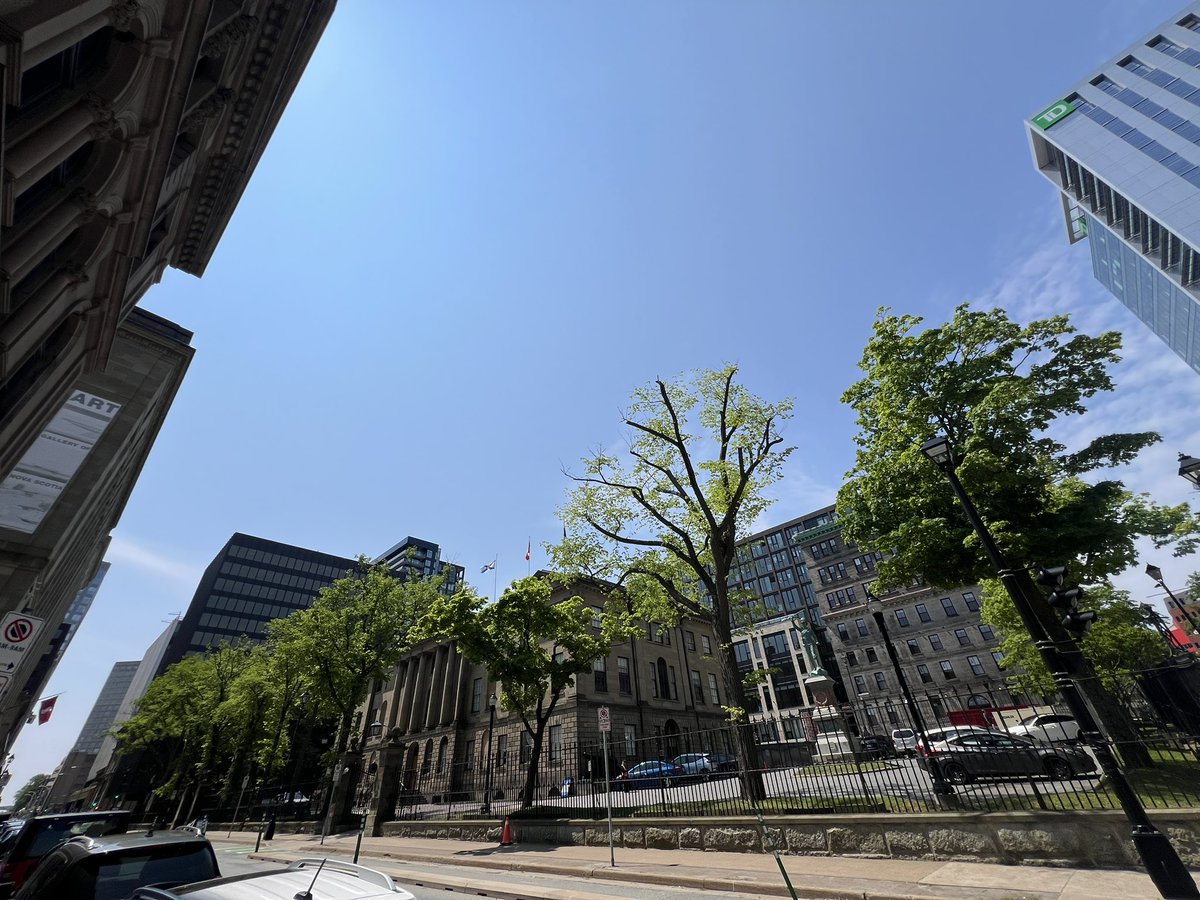 An absolutely gorgeous day in downtown Halifax.