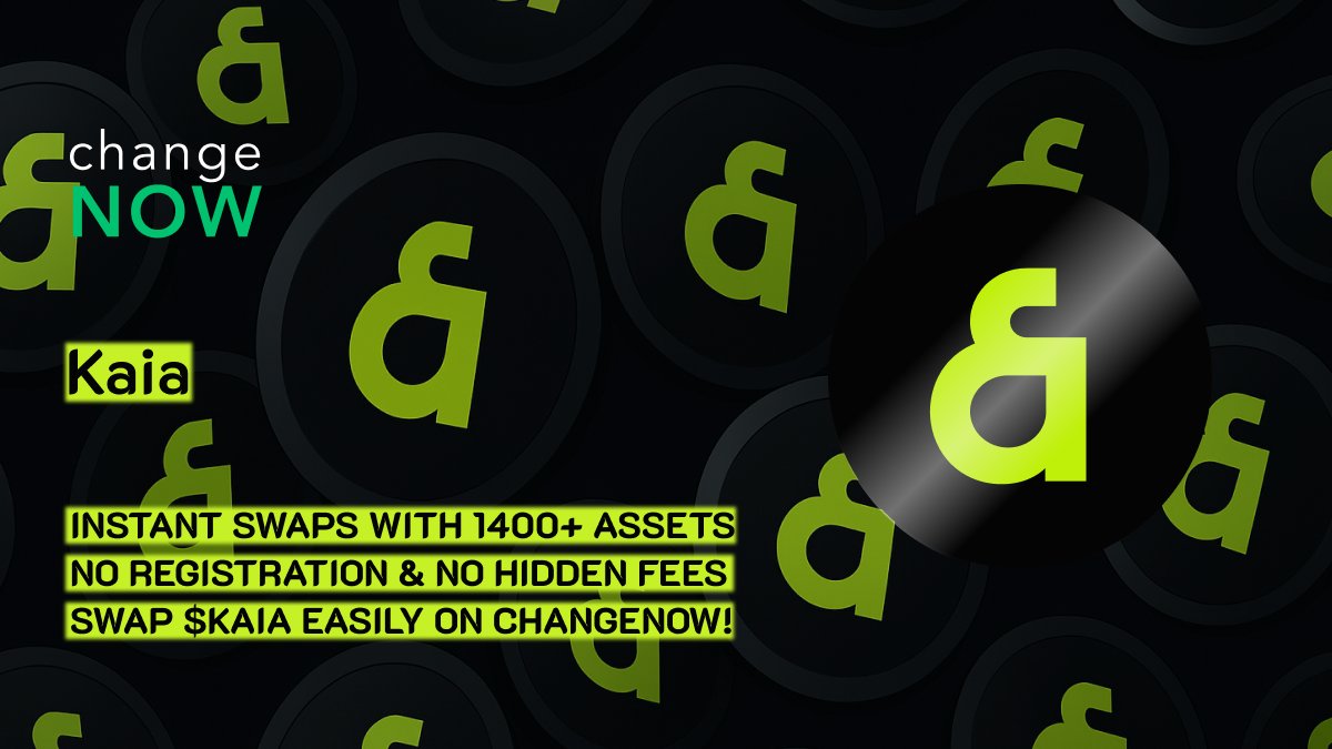 $KAIA just hit turbo: +20% in 24h, +15% this week 💥

Born from Klaytn + Finschia merge. 1s blocks. 4K TPS. EVM + CosmWasm. Plugged into LINE &amp; Kakao = 250M users.

Asia going full Web3 and <a href="/KaiaChain/">Kaia</a> leading the charge. Swap $KAIA on ChangeNOW!
🔗 changenow.io/currencies/kaia