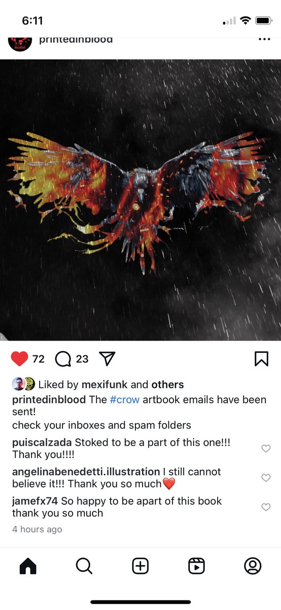 Just got the news art is approved for the new crow artbook