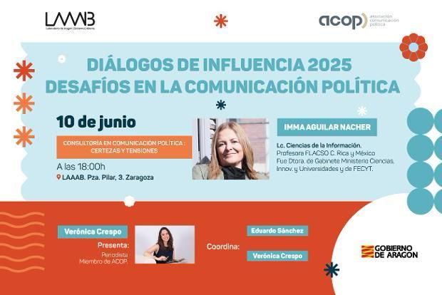 Registrado e inscrito en línea. 💡

Evento "Diálogos de influencia 2025: Desafíos en la comunicación política" con <a href="/immaaguilar/">Imma Aguilar Nàcher</a> <a href="/vcrespo03/">Verónica Crespo</a> <a href="/dalvarez37/">David Álvarez</a>

10/06/25
<a href="/compolitica/">ACOP</a> 18:00 Madrid
<a href="/GaloCarreraH/">Galo Carrera</a> 13:00 Halifax
<a href="/gefloresivich/">Georgina Flores Ivich</a> <a href="/FlacsoMx/">FLACSO México</a>  10:00 México
<a href="/flacsocr/">FLACSO Costa Rica</a> 10:00 San José