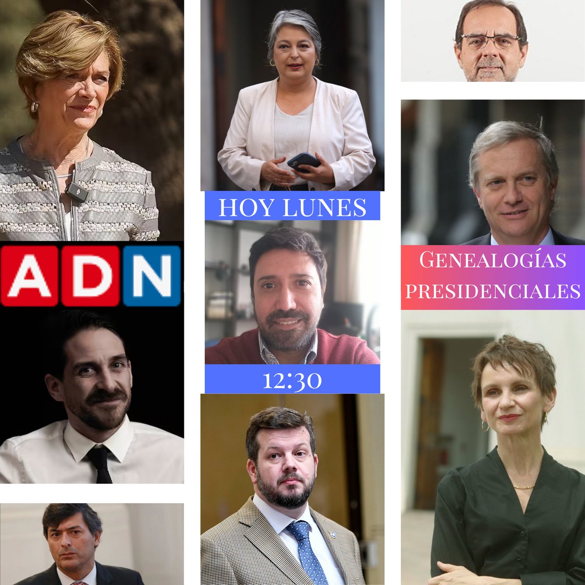 Hoy a las 12:30 h. por <a href="/adnradiochile/">Radio ADN</a>. Un Gen Ciudadano Revival, jejejee. Sobre la historia familiar de los candidatos presidenciales! Partiremos con uno de ascendencia alemana, jajaja
envivo.adnradio.cl