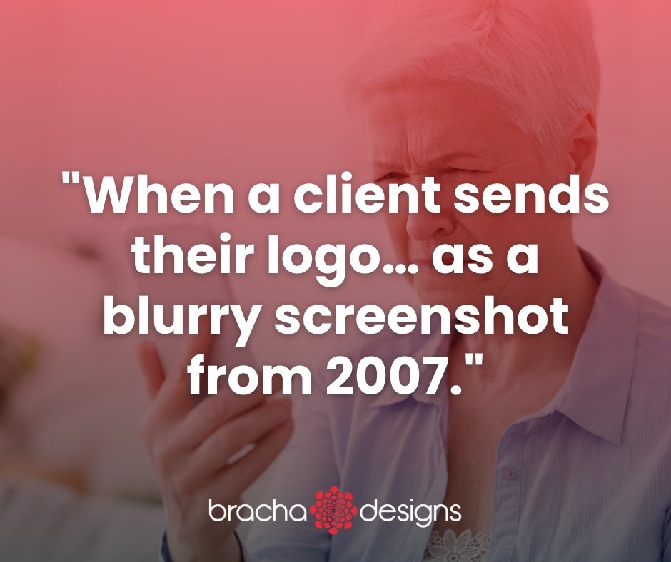 BrachaDesigns's tweet image. We’ve all been there.
But here's the deal: your logo is on everything. If it’s pixelated and outdated, it reflects on your whole business.
Invest in a proper vector logo. Your future self (and your designer) will thank you.
#SmallBizProblems #LogoMatters #BrandingTips