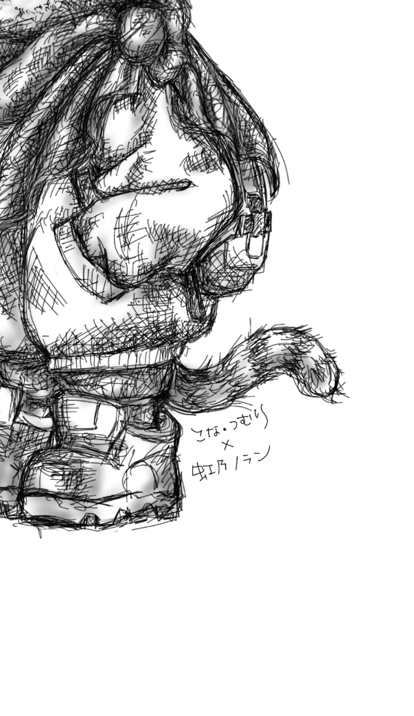 そして、そのハミングは７に猫は出てきま……せん！が、わたしはどうしても猫の人なので、文・ふわりもねこにゃんににゃりましたー！🙌
か・わ・い・いぃぃ！