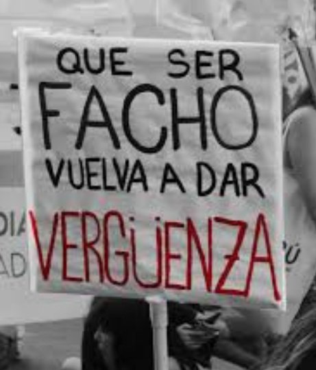 Que ser Facho vuelva a dar Vergüenza.