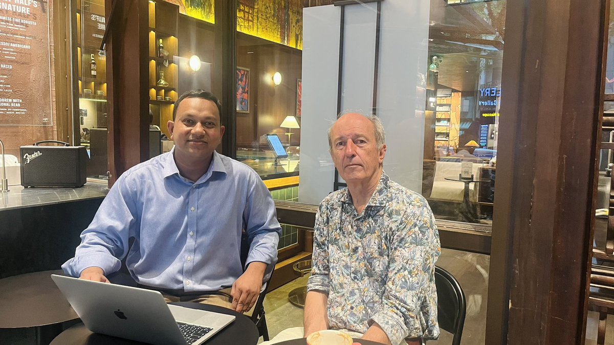 Great meeting today with Dr Martin Rama, former World Bank Chief Economist for the Latin America and South Asia region. 

Martin is so vastly knowledgeable and deeply insightful. I feel lucky that I could learn directly from him.