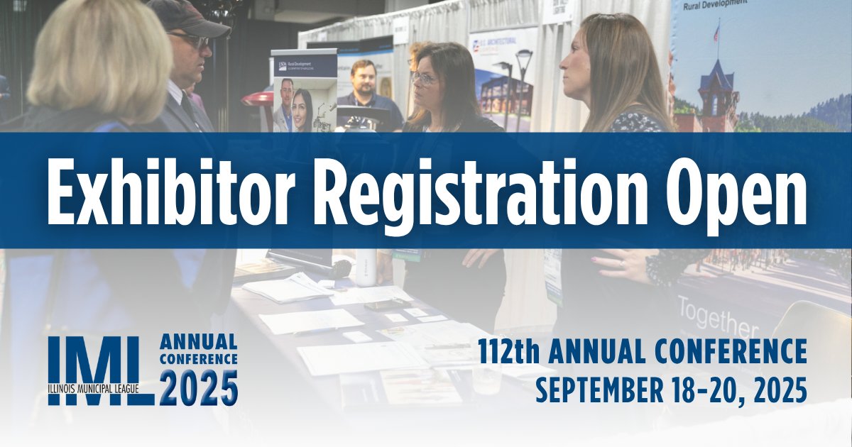 Exhibitor registration for the 112th <a href="/IMLLeague/">IML</a> Annual Conference is now open. IML Annual Conference is the premier event for municipal officials in Illinois. Attendees from across the state want to learn about your products, services and solutions to help them better serve their