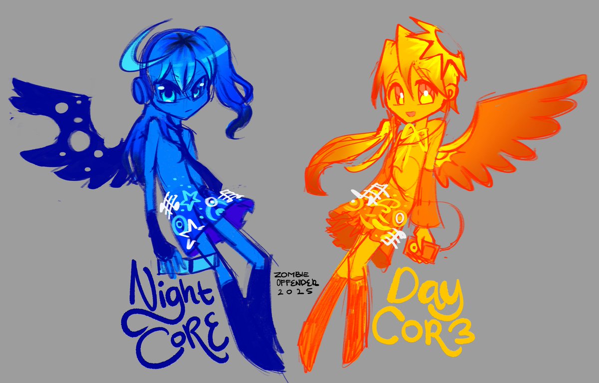 ZMBOFFNDR || N-19 Day 2 @ CFXX‼️ (@zombieoffender) on Twitter photo gonna make a keychain for Nightcore and Daycore muzik fan
Just finished designing the characters, soon I'll make the actual keychain design
do u guys see my vision? #ZMBsketch gonna make a keychain for Nightcore and Daycore muzik fan
Just finished designing the characters, soon I'll make the actual keychain design
do u guys see my vision? #ZMBsketch