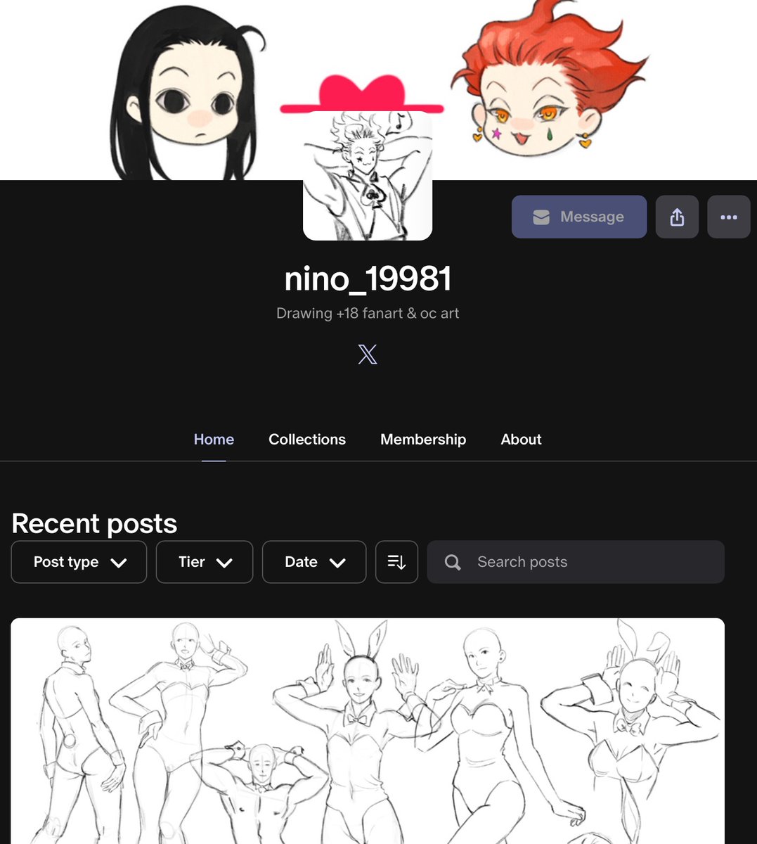 nino_19981's tweet image. Iโve decided to make a patreon! Iโll mostly be using it for my nsfw content from now on, as well as wips, sketches, etc. If you want to support me Iโll appreciate it if you check it out (link in bio)
โค๏ธ & ๐ appreciated, thanks ๐