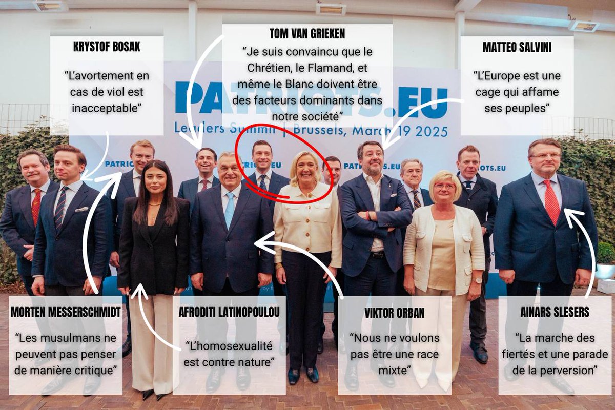 🇫🇷 Marine Le Pen a déclamé un discours offensif contre l'Union européenne, "empire marchand, wokiste, ultralibéral" où elle entend "remettre de l'ordre" aux côtés de ses alliés de l'extrême droite européenne, venus dans le Loiret pour un événement des "patriotes" du continent.