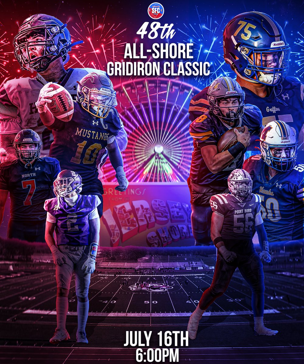DTGRAPHICZ (@dthomsongxf) on Twitter photo The 48th Annual All-Shore Gridiron Classic presented by <a href="/SFCF_NJ/">Shore Football Coaches Foundation</a> The 48th Annual All-Shore Gridiron Classic presented by <a href="/SFCF_NJ/">Shore Football Coaches Foundation</a>
