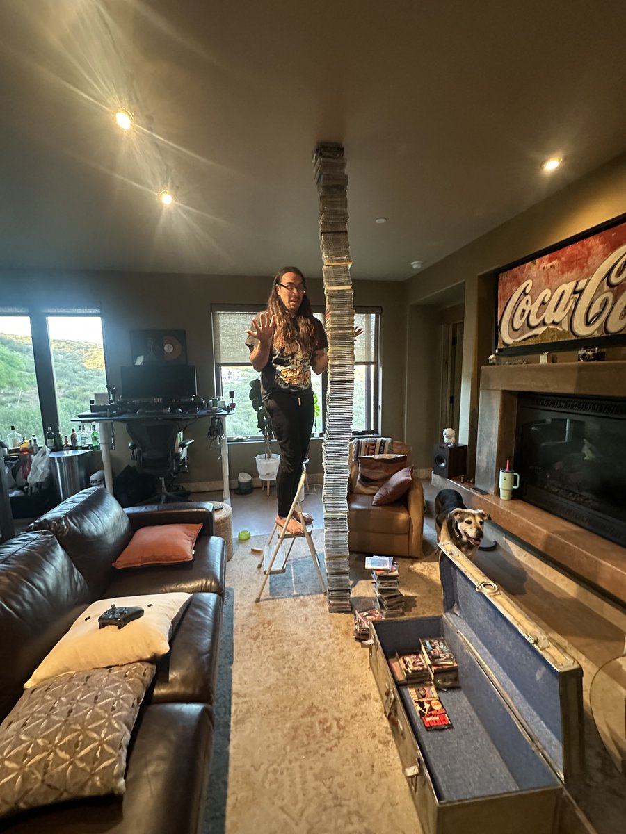 LordTrivia's tweet image. Gm! Yesterday I acquired over 400 obscure 90s hip hop CDs. 

Time to make this my entire personality!