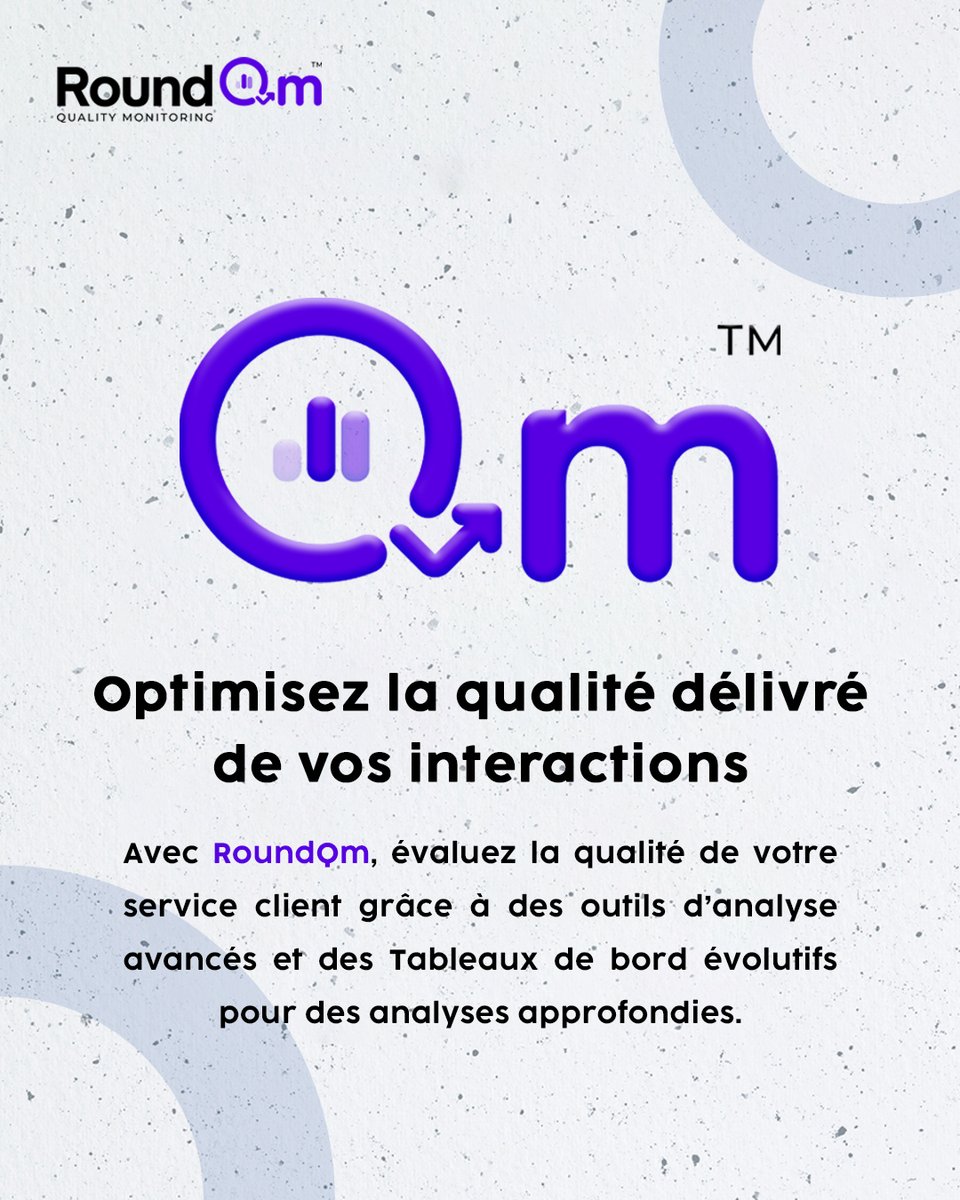 Roundesk_Tech's tweet image. 📊 Optimisez votre qualité de service en un clic !
Avec RoundQM, analysez, évaluez et améliorez vos performances pour une expérience client exceptionnelle. 🚀
🎯 Évaluation en temps réel
📊 Rapports détaillés
⚡ Amélioration continue
La qualité de service n’attend pas ! 🔥