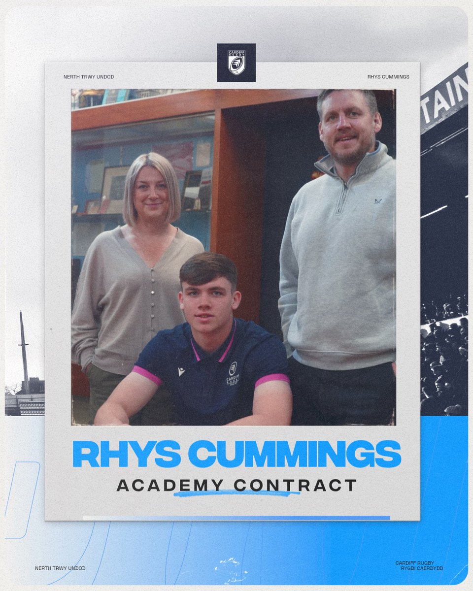 Cardiff_Rugby's tweet photo. Another academy young gun signed up!

Cardiff Rugby are pleased to reward Rhys Cummings with an academy contract following an outstanding season in the age-grade set-up. 

🔗 https://t.co/3uNHALMaGl https://t.co/FxvIv8d0hx