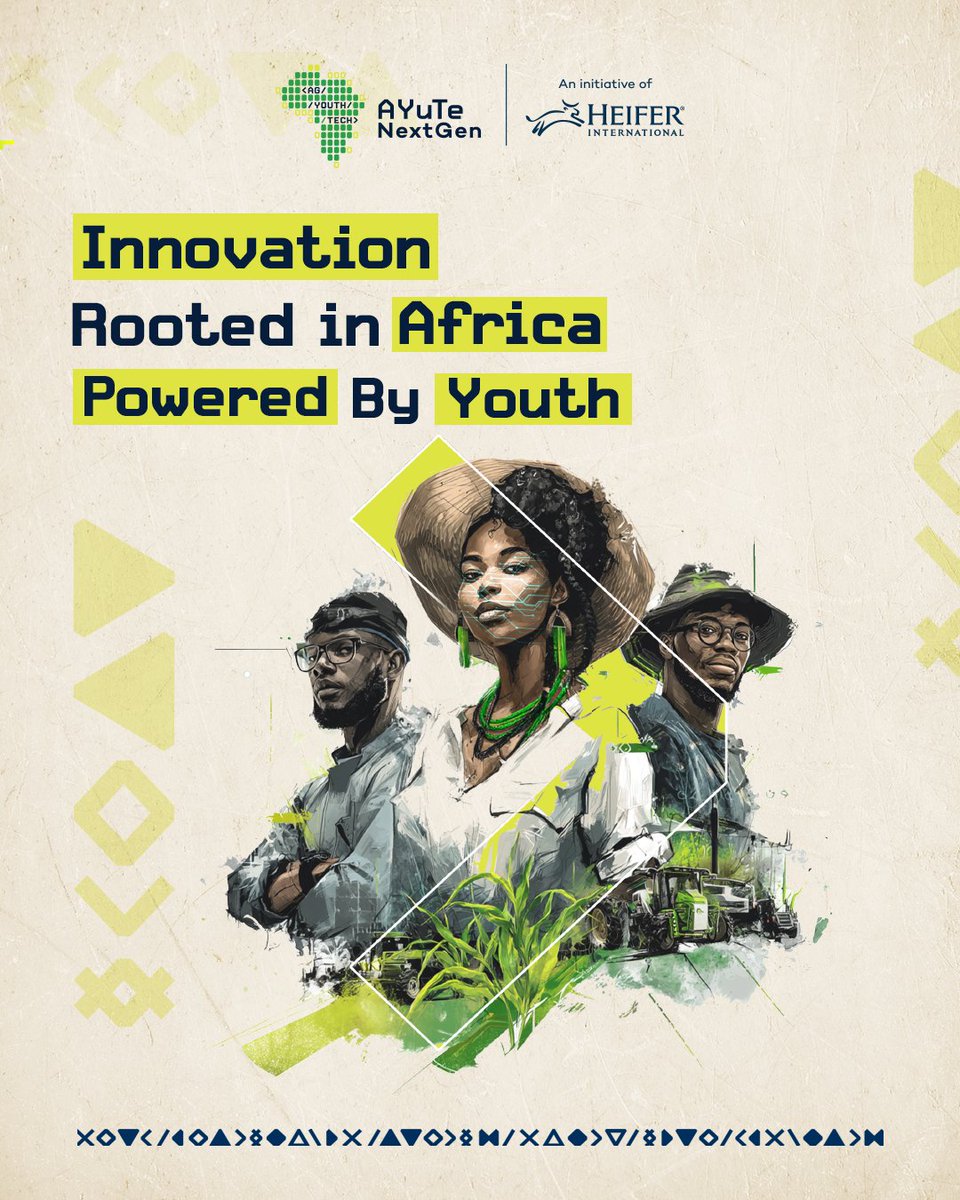 AyuteAfrica's tweet photo. African youth arenโt waiting. Theyโre building.
And theyโre just getting started.
#InnovationRootedInAfrica #PoweredByYouth
#AYuTeNextGen2025 #AgTechGenerationRising #YouthInAg #HeiferAfrica #HeiferInternational https://t.co/Fcad9v9ukJ