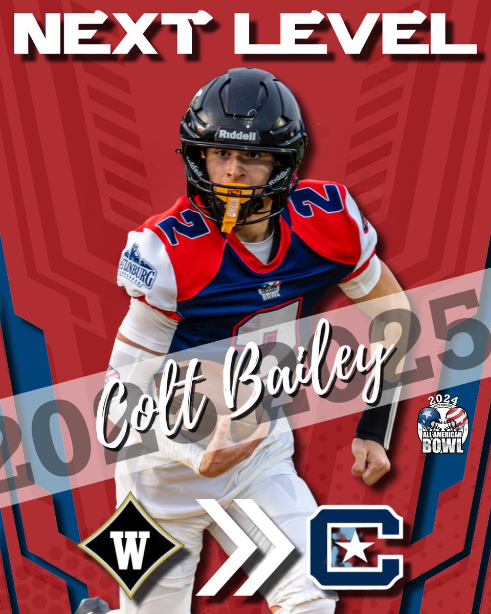 C/O ‘25 Next Level Gatlinburg All American Alum Colt Bailey of Wardlaw Academy (SC) can best be described like this, pure athlete. He set records in his senior and was one of the top rushers in the nation as a dual threat QB. He showed that by leaded the event in rushing yards in