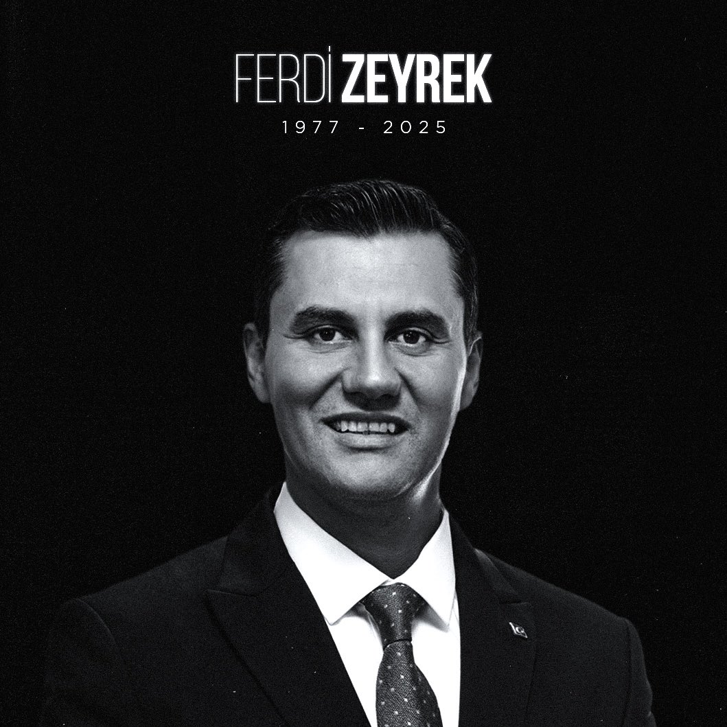 Manisa Büyükşehir Belediye Başkanı Ferdi Zeyrek'in vefatından dolayı çok üzgünüm. Tanıyan herkesin çok sevdiği birisiydi... Ailesine, sevenlerine ve Manisa halkına başsağlığı ve sabır diliyorum. Mekanı cennet olsun🙏🏼
